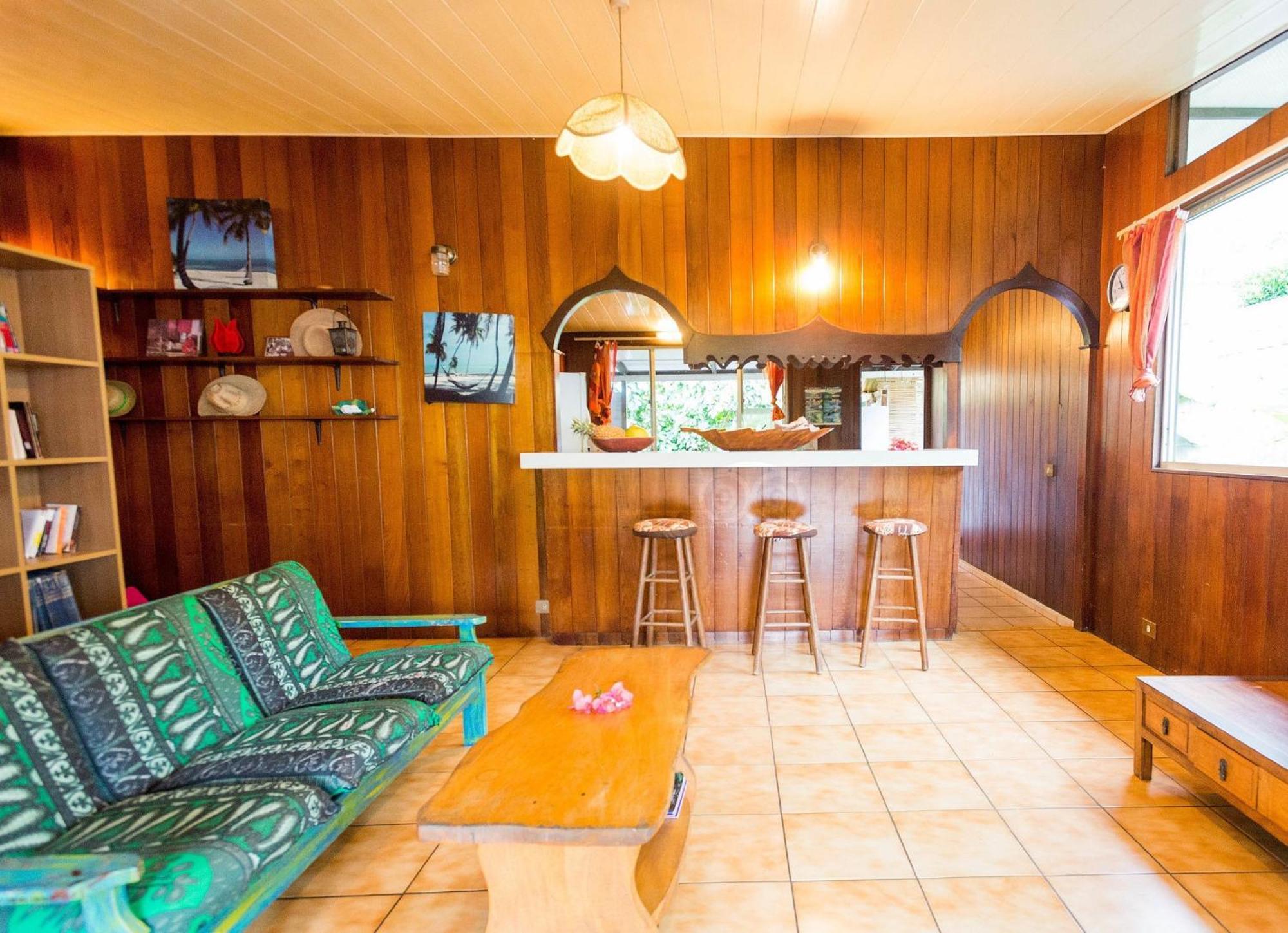 Pension Te Miti - Plage-Beach 200M - Mahana Parc & Vaiava Beach Pk18 - B&B Chambres Ou Dortoir Пунаауйя Экстерьер фото