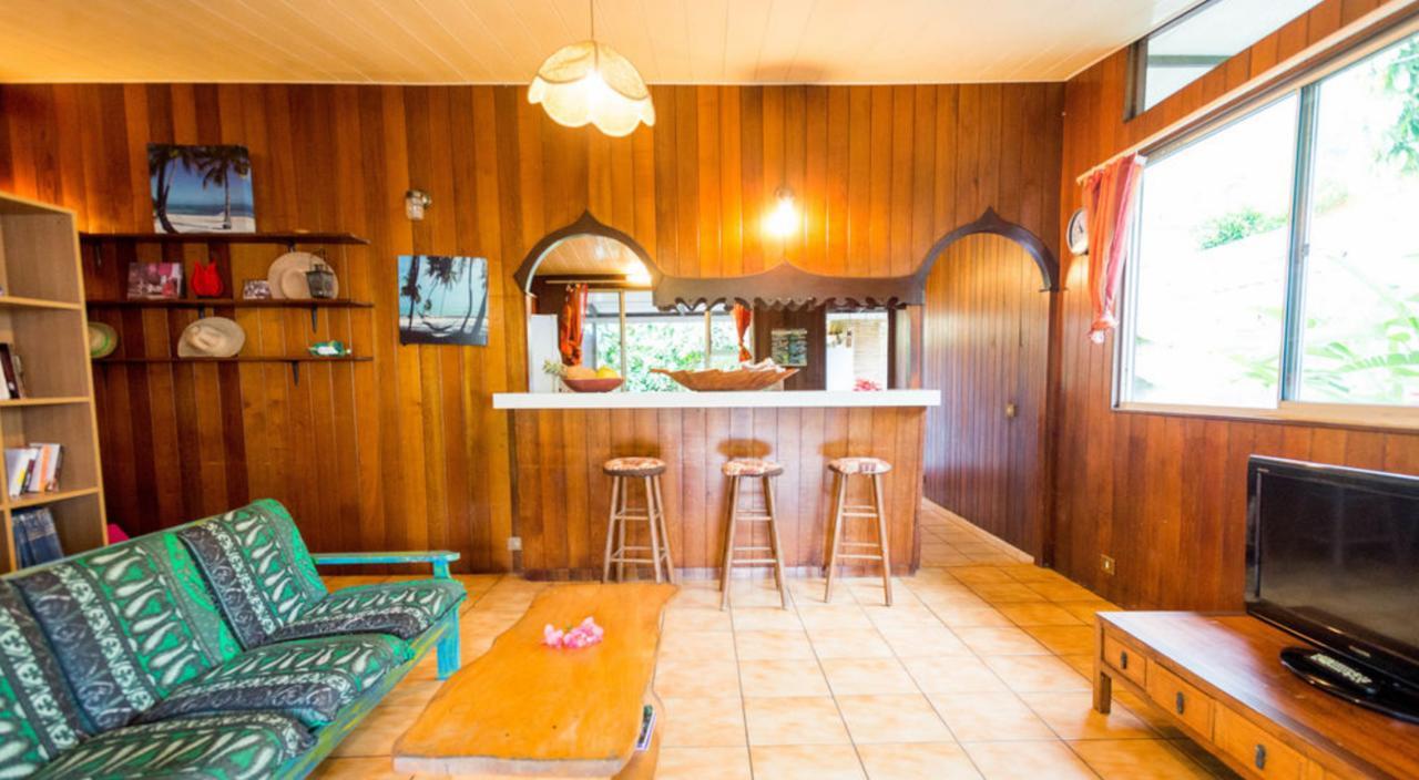 Pension Te Miti - Plage-Beach 200M - Mahana Parc & Vaiava Beach Pk18 - B&B Chambres Ou Dortoir Пунаауйя Экстерьер фото
